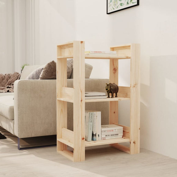 NNEVL Book Cabinet/Room Divider 60x35x91 cm Solid Wood Pine