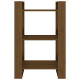 NNEVL Book Cabinet/Room Divider Honey Brown 60x35x91 cm Solid Wood