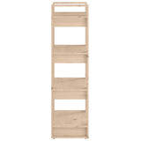 NNEVL Book Cabinet/Room Divider 60x35x125 cm Solid Wood
