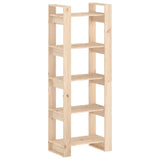 NNEVL Book Cabinet/Room Divider 60x35x160 cm Solid Wood