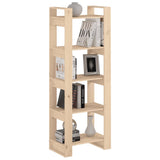 NNEVL Book Cabinet/Room Divider 60x35x160 cm Solid Wood