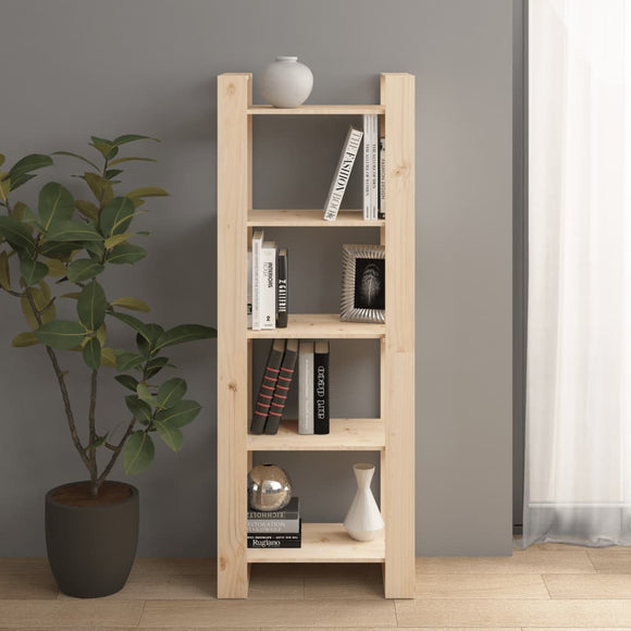 NNEVL Book Cabinet/Room Divider 60x35x160 cm Solid Wood