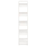 NNEVL Book Cabinet/Room Divider White 60x35x160 cm Solid Wood