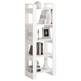 NNEVL Book Cabinet/Room Divider White 60x35x160 cm Solid Wood