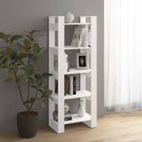 NNEVL Book Cabinet/Room Divider White 60x35x160 cm Solid Wood