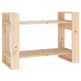 NNEVL Book Cabinet/Room Divider 80x35x56.5 cm Solid Wood Pine