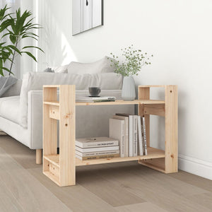 NNEVL Book Cabinet/Room Divider 80x35x56.5 cm Solid Wood Pine