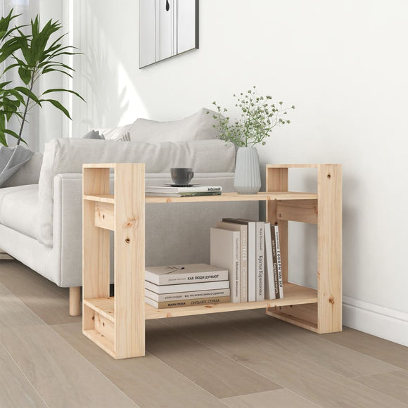 NNEVL Book Cabinet/Room Divider 80x35x56.5 cm Solid Wood Pine