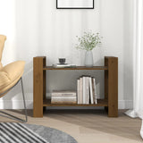 NNEVL Book Cabinet/Room Divider Honey Brown 80x35x56.5 cm Solid Wood