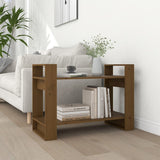 NNEVL Book Cabinet/Room Divider Honey Brown 80x35x56.5 cm Solid Wood