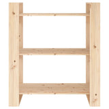 NNEVL Book Cabinet/Room Divider 80x35x91 cm Solid Wood Pine