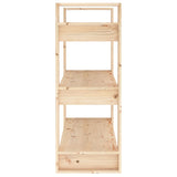 NNEVL Book Cabinet/Room Divider 80x35x91 cm Solid Wood Pine