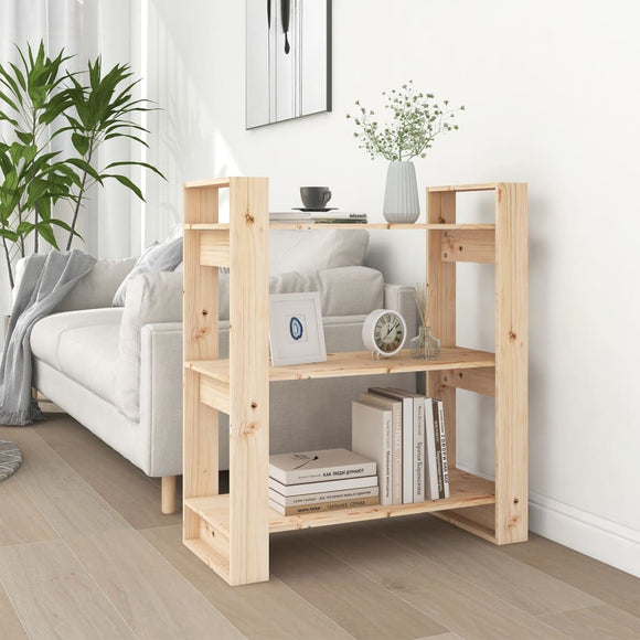 NNEVL Book Cabinet/Room Divider 80x35x91 cm Solid Wood Pine