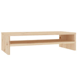 NNEVL Monitor Stand 50x24x13 cm Solid Wood Pine