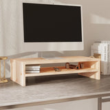 NNEVL Monitor Stand 50x24x13 cm Solid Wood Pine