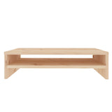 NNEVL Monitor Stand 50x24x13 cm Solid Wood Pine