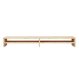 NNEVL Monitor Stand 100x24x13 cm Solid Wood Pine