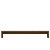 NNEVL Monitor Stand Honey Brown 100x27x15 cm Solid Wood Pine
