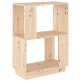 NNEVL Book Cabinet/Room Divider 51x25x70 cm Solid Wood Pine