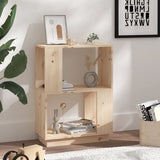 NNEVL Book Cabinet/Room Divider 51x25x70 cm Solid Wood Pine