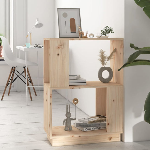 NNEVL Book Cabinet/Room Divider 51x25x70 cm Solid Wood Pine