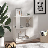 NNEVL Book Cabinet/Room Divider White 51x25x70 cm Solid Wood Pine