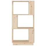 NNEVL Book Cabinet/Room Divider 51x25x101 cm Solid Wood Pine