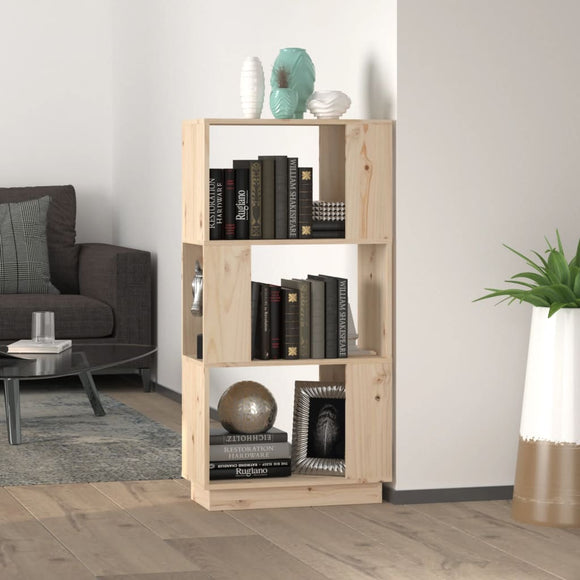 NNEVL Book Cabinet/Room Divider 51x25x101 cm Solid Wood Pine