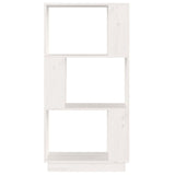 NNEVL Book Cabinet/Room Divider White 51x25x101 cm Solid Wood Pine