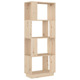 NNEVL Book Cabinet/Room Divider 51x25x132 cm Solid Wood Pine