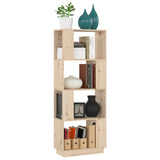 NNEVL Book Cabinet/Room Divider 51x25x132 cm Solid Wood Pine