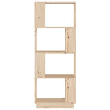 NNEVL Book Cabinet/Room Divider 51x25x132 cm Solid Wood Pine