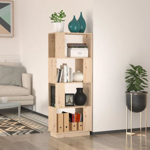 NNEVL Book Cabinet/Room Divider 51x25x132 cm Solid Wood Pine