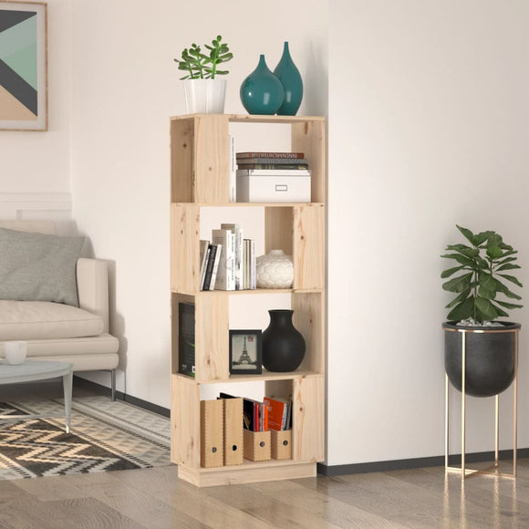 NNEVL Book Cabinet/Room Divider 51x25x132 cm Solid Wood Pine