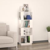 NNEVL Book Cabinet/Room Divider White 51x25x132 cm Solid Wood Pine