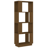NNEVL Book Cabinet/Room Divider Honey Brown 51x25x132 cm Solid Wood Pine