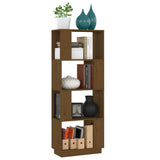 NNEVL Book Cabinet/Room Divider Honey Brown 51x25x132 cm Solid Wood Pine