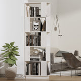 NNEVL Book Cabinet/Room Divider White 51x25x163.5 cm Solid Wood Pine