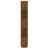 NNEVL Book Cabinet/Room Divider Honey Brown 51x25x163.5 cm Solid Wood