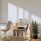 NNEVL Book Cabinet/Room Divider 80x25x70 cm Solid Wood Pine