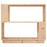 NNEVL Book Cabinet/Room Divider 80x25x70 cm Solid Wood Pine