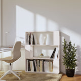NNEVL Book Cabinet/Room Divider White 80x25x101 cm Solid Wood Pine