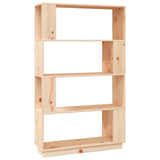 NNEVL Book Cabinet/Room Divider 80x25x132 cm Solid Wood Pine