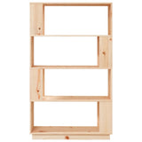 NNEVL Book Cabinet/Room Divider 80x25x132 cm Solid Wood Pine