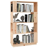 NNEVL Book Cabinet/Room Divider 80x25x132 cm Solid Wood Pine