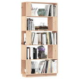 NNEVL Book Cabinet/Room Divider 80x25x163.5 cm Solid Wood Pine