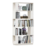 NNEVL Book Cabinet/Room Divider White 80x25x163.5 cm Solid Wood Pine