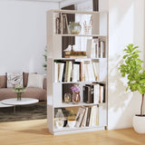 NNEVL Book Cabinet/Room Divider White 80x25x163.5 cm Solid Wood Pine
