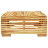 NNEVL Garden Coffee Table 69.5x69.5x31 cm Solid Wood Teak