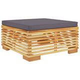 NNEVL 2 Piece Garden Lounge Set Solid Wood Teak